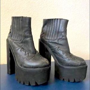 Jeffery Campbell platform boots